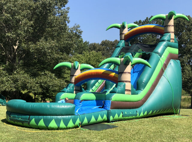 18ft Tropical Slide With Pool