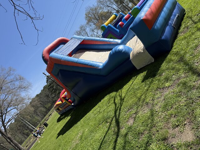 17ft Slide/31ft Obstacle Course Combo