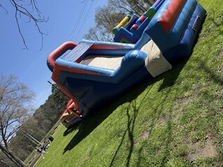 17ft Slide/31ft Obstacle Course Combo