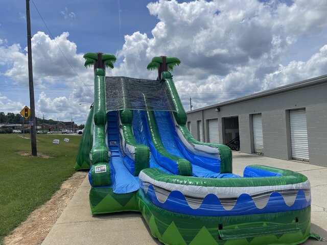 18ft Dual Tropical Splash WET or DRY/ W Splash Pad