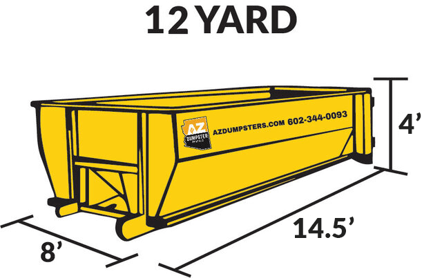 12 Yard- *Concrete, Dirt ONLY