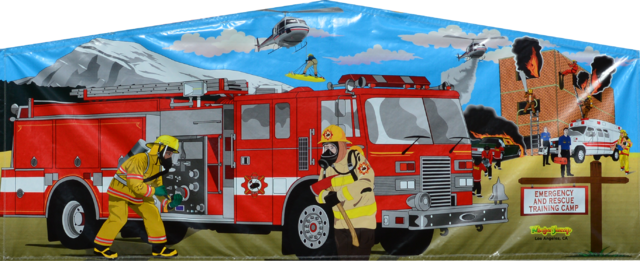 Fire Truck Banner 