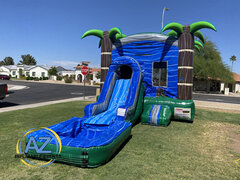 Blue Crush Water Slide Bouncer Combo