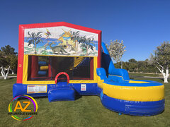 Dinosaur 7n1 Slide Bounce House Combo
