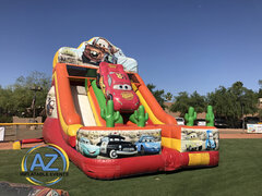 Cars Double Lane Slide 22ft Tall
