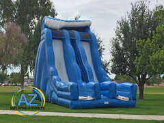 Double Pipeline Dry Slide 27ft Tall