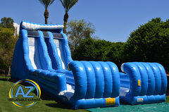 Double Pipeline Water Slide 27ft Tall