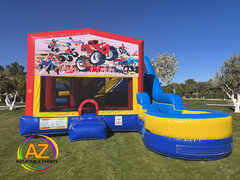 Monster Truck 7n1 Slide Bounce House Combo
