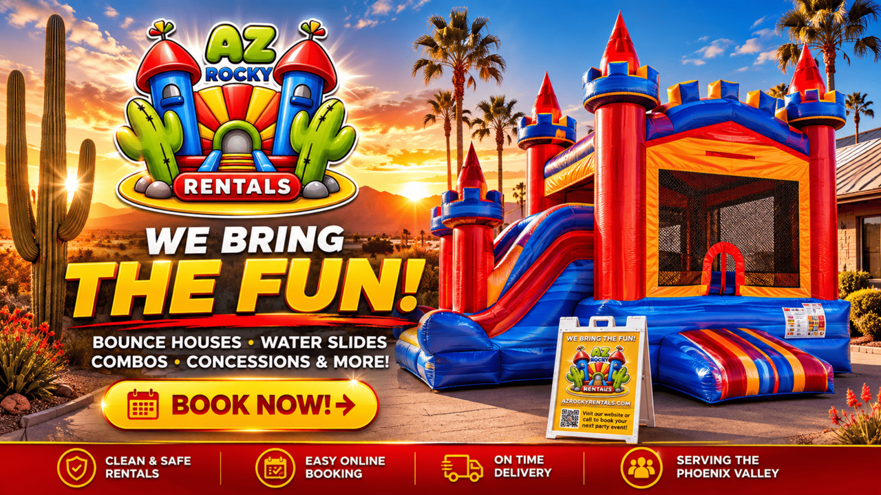 AZ Rocky Rentals bounce house rentals in Phoenix Arizona