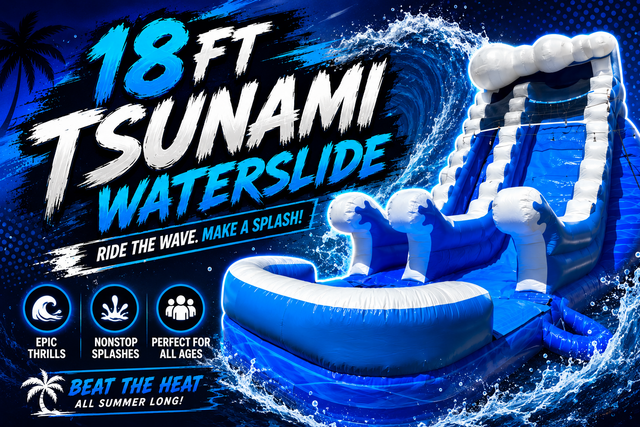 18ft Tsunami Waterslide