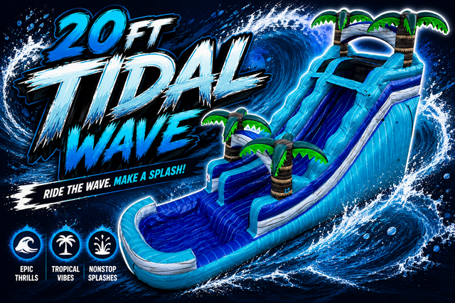 20ft Tidal Wave Waterslide