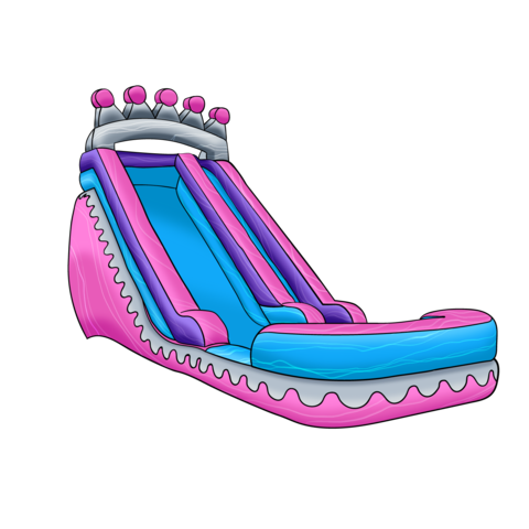 20ft inflatable girl water slide rental