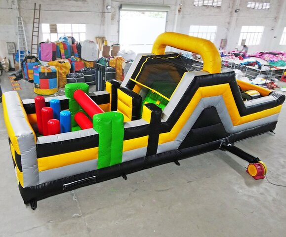 40ft Minion Double lane obstacle course rental