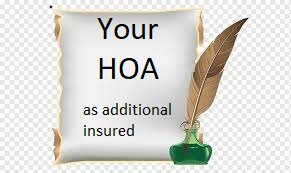 HOA insurance - additional insured