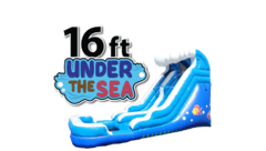 Toddler 16 ft Under the sea water slide