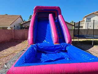 17ft inflatable girl water slide rental