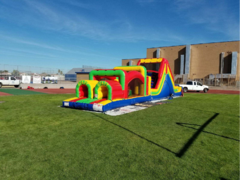 50ft Hero inflatable obstacle course rental