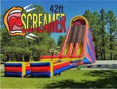The Screamer 42ft water slide rental