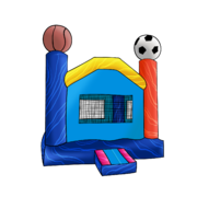Sports theme bounce house rental 