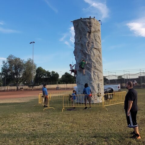 Rock wall rental