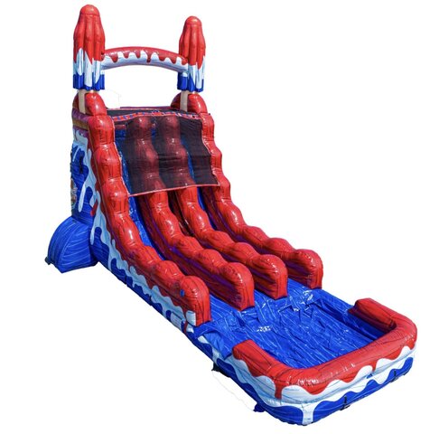 20' Red White and cool Double Lane