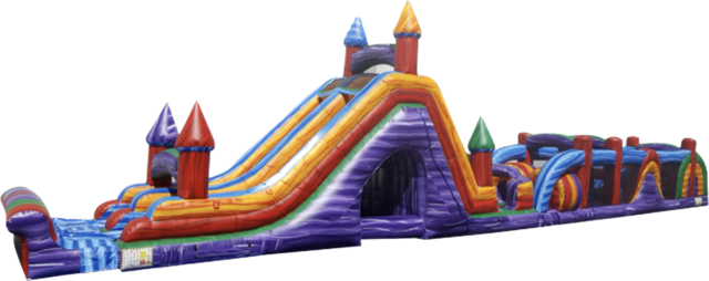 O305 85' Electric Rush Obstacle Course DRY