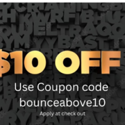 Don't see a Package? Use Coupon code bounceabove 