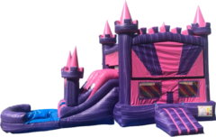 M200-Princess Castle Combo 7ft slide (WET)
