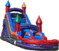 O306-85' 22' Double Electric Rush Slide (WET)