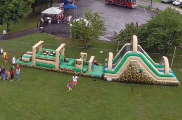 inflatable obstacle course rental