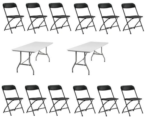 2 Tables And 12 Chairs