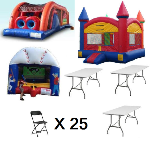 3 in 1 Inflatable Party Package