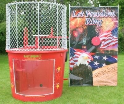 Patriotic Dunk Tank with Window