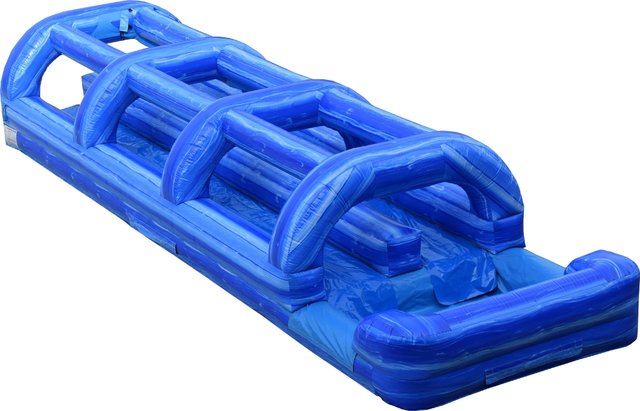  2 Lane Blue Marble Slip-N-Slide with Pool