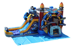 Blazing Bumpers Bounce House/Slide Combo