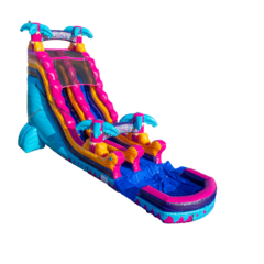 21FT Rippling Rush Single Lane Dry Slide 