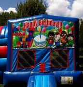 Happy Birthday Bounce House/Water Slide Combo 