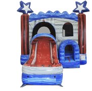 Shooting Star Bounce House Inflatable Slide Combo