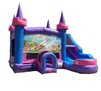 Unicorn Bounce House / Slide Combo