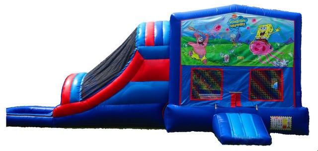 Sponge Bob Bounce House/Water Slide Combo