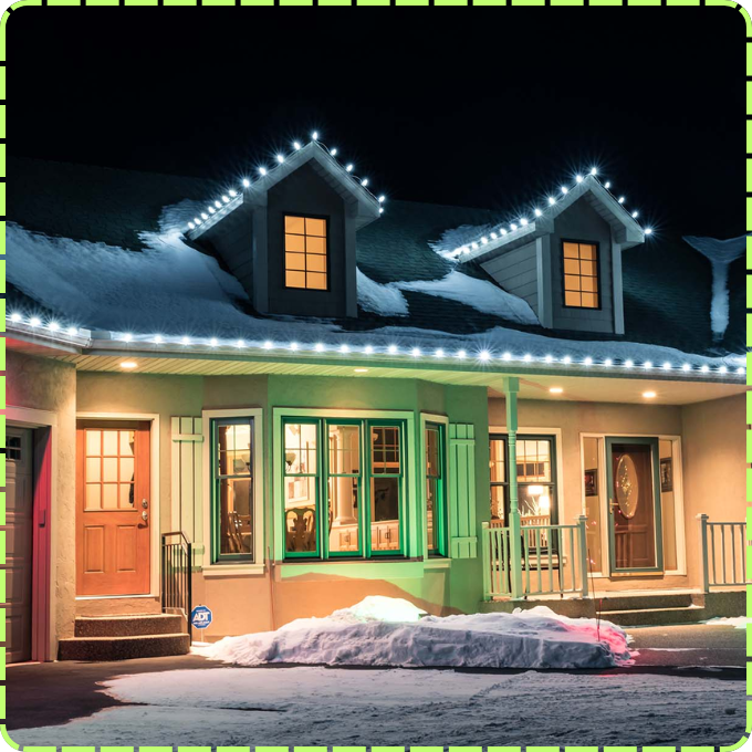 Commercial Holiday Lighting Installation