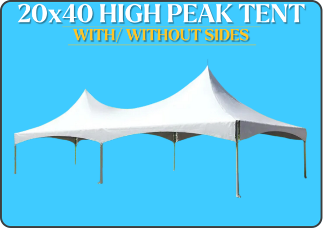 20x40 Premium High Peak Tent