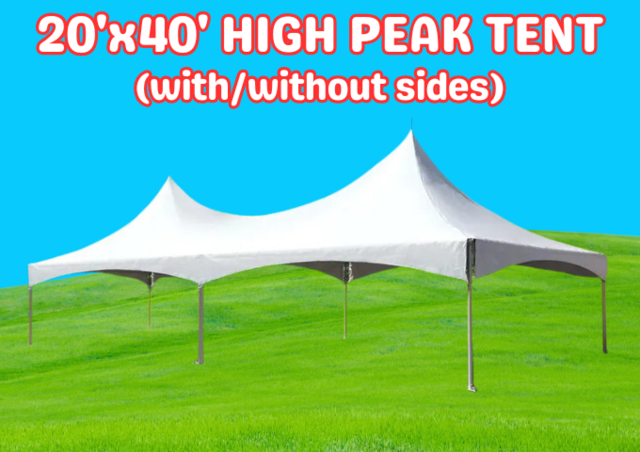 20x40 Premium High Peak Tent