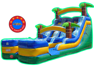 18FT Tropical Paradise Dual Lane