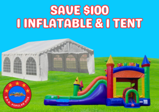 Tent & Inflatable Package - 1 Tent | 1 Inflatable