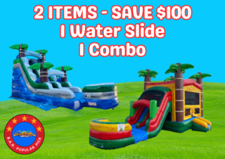 2 Item Water Package - 1 Water Slide | 1 Combo