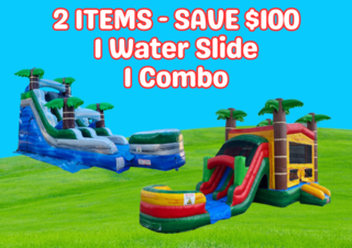 2 Item Water Package - 1 Water Slide | 1 Combo