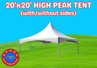 20x20 Premium High Peak Tent