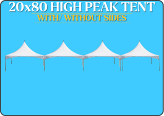 20x80 Premium High Peak Tent