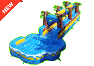 30FT Tiki Tidal Slip N Slide (Single Lane)